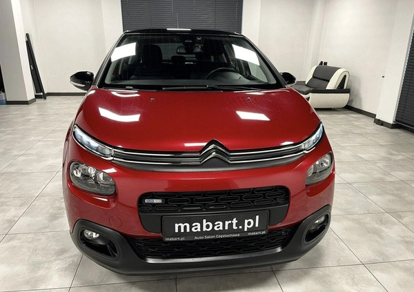 Citroen C3 cena 53900 przebieg: 70000, rok produkcji 2018 z Tychy małe 704